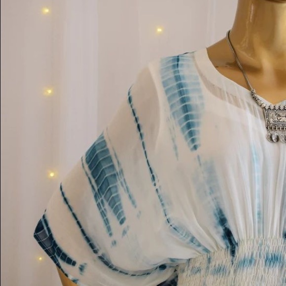Tie and Dye Kaftan Dress - Picture 4 of 6